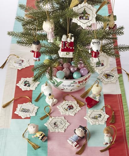 Peanuts Advent Calendar - 25 Christmas Ornament Set - Charlie Brown & Snoopy, Holiday Decorations