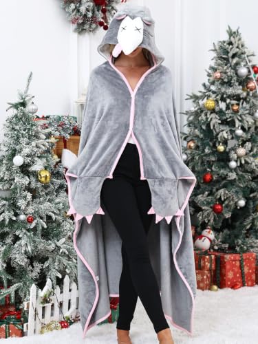 Possum Gifts for Women Cozy Wearable Blanket Hoodie - Funny Christmas Gift