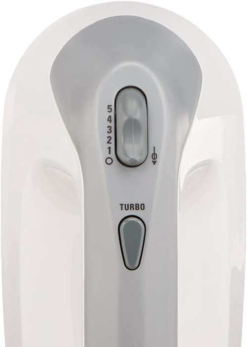 BLACK+DECKER Lightweight Hand Mixer - Powerful Mixing Performance | Sleek White Design