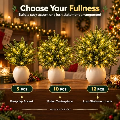 Twinkling Enchanted Evergreen Pine Tree with Lights - Pine 10