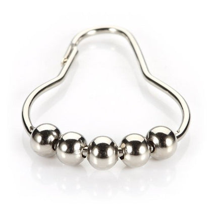 Amazer 2 Pack Shower Curtain Hooks Rings, Stainless Steel Rust-Resistant Shower Curtain Rings and Hooks-Set of 24-Polished Nickel