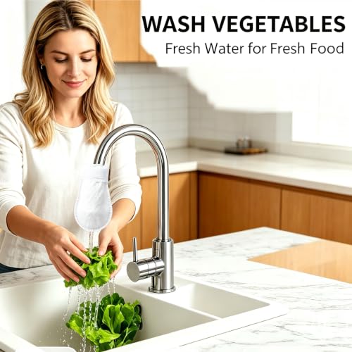 Faucet Filter Cotton Bags - Replaceable Non-Woven Sleeve for Kitchen & Bath - 10 Pcs