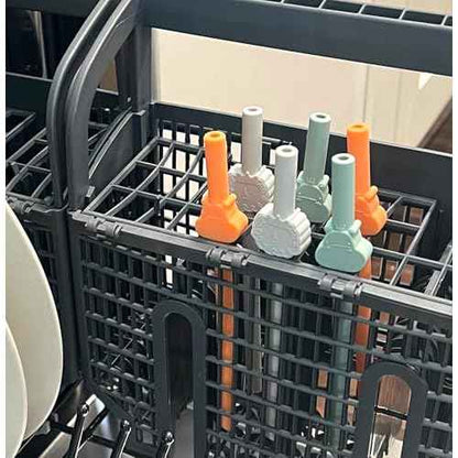 Pyrex 7211-PC 6-Cup Poppy Red Rectangle Plastic Food Storage Lid - Made in USA