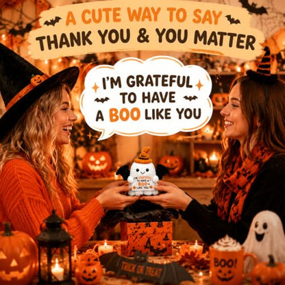 Grateful Halloween Ghost Basket Stuffer for Women & Adults - Spooky Gift