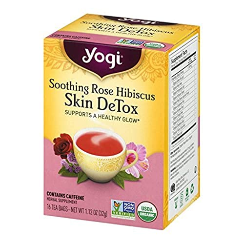 Yogi Herbal Tea, Skin Detox 16 Count (Pack of 3)