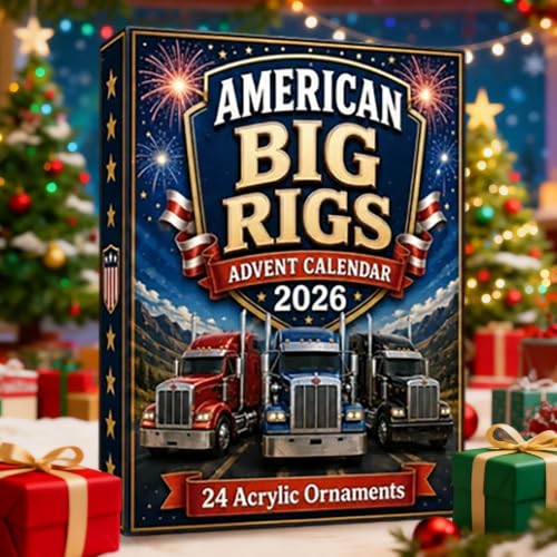 2D Motorcycle Advent Calendar with 24 Acrylic Miniatures - Motorcycle Variation