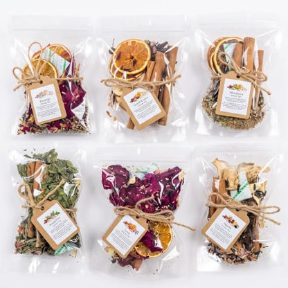 Blessing Simmer Pot Mix Kit - Fall Fragrance Gift Set with Botanicals