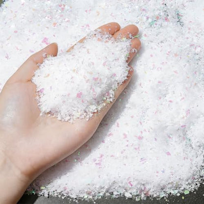 Artificial Snow Flakes for Christmas Decor - Iridescent 100g, Style 2