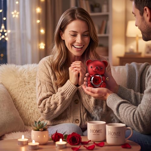 TrailBlaze Red Preserved Rose Arrangement - Long-Lasting Artificial Flower Gift Box