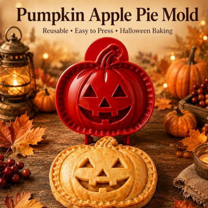 Halloween Mini Pie Molds Set of 2 - Fall Themed Hand Cookie Cutters with Spooky Shapes