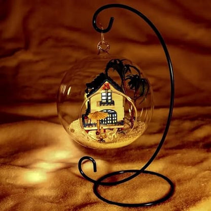 13in Ornament Display Stand with Hanging Hook for Holiday & Wedding Decor