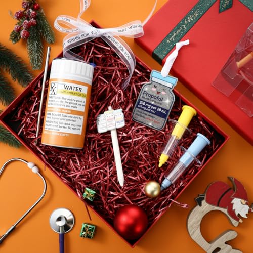 Funny Pharmacy Nurse Gift Set with 12oz Tumbler, Pen, Pill Ornament — Variation of THIS listing