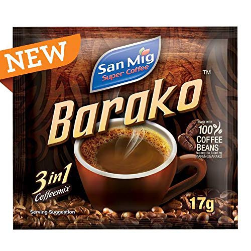 San Mig Barako 3 in 1 Coffee Mix 17gr Pack Of 10