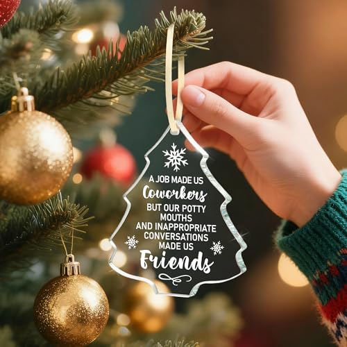 Tree Coworker Christmas Ornament - Funny Office Decor Keepsake Gift