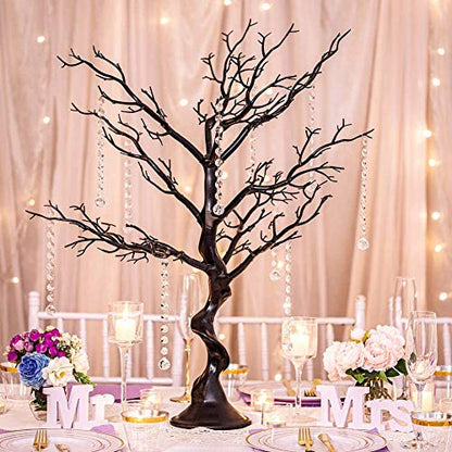 Black Artificial Tree for Table Centerpiece - 2.5ft Wedding Decor