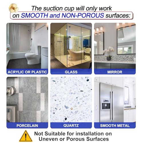 Suction Cup Wreath Hanger for Glass & Smooth Surfaces, Supports 15 lb