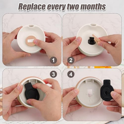 Silicone Replacement Stopper for Owala SmoothSip 12oz 20oz 24oz Coffee Tumbler - 2 Pack