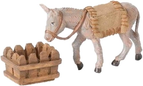Fontanini 3 Pc Set - Mary's Donkey Nativity Village Collectible | Elegant Holiday Decor 54020