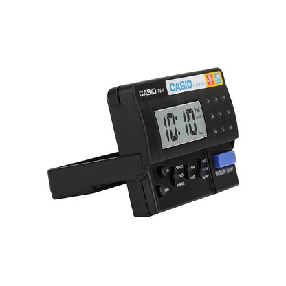 Casio PQ-10-1R Resin Digital Desk Clock, Black (8 x 6.2 x 2.6 cm)