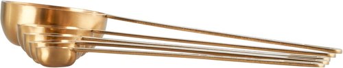 Le Creuset Measuring Spoons - Gold Set of 5 for Precise Cooking Measurements (1/8, 1/4, 1/2 Tsp, 1 Tb)