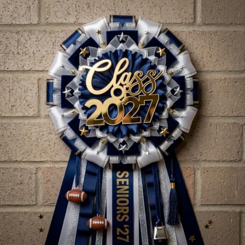 Mirror Gold Graduation Cap & Diploma Acrylic Cutouts Set - Class of 2027, 10 pcs Variation of Mirror Gold / 10PCS
