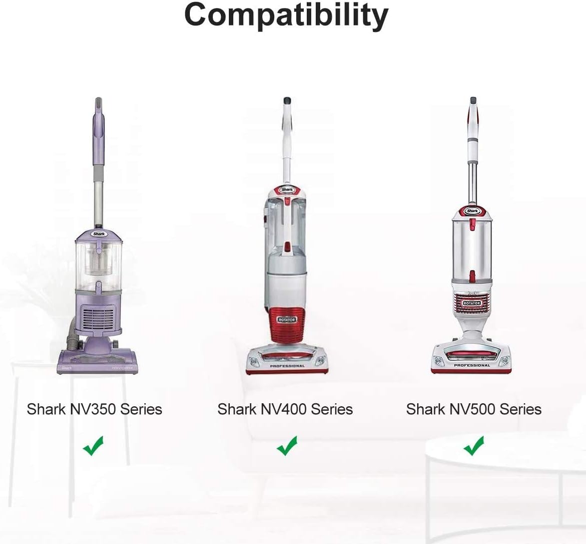 QINAN Replacement Wheels for Shark Navigator Lift-Away NV350, NV360, NV500 | 3 Pairs of Durable Parts