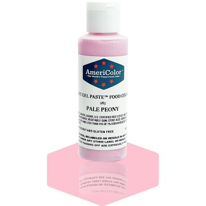 AmeriColor Soft Gel Paste Food Color - Pale Peony, 4.5 Ounce Bottle for Vibrant Baking
