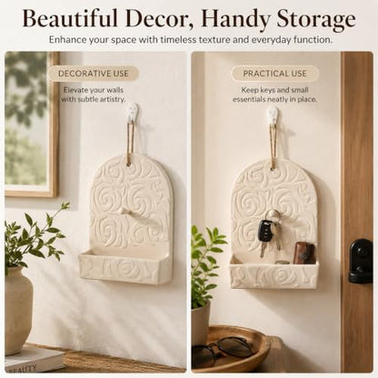 Retro Ceramic Mosquito Coil Holder Wall & Tabletop Ash Catcher - Safe & Decorative