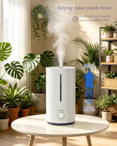 4L Cool Mist Humidifier for Bedroom & Home Quiet Top Fill & Easy Cleaning