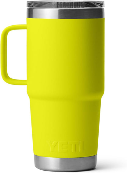 YETI Rambler 20 oz Travel Mug - Stainless Steel, Vacuum Insulated with Stronghold Lid