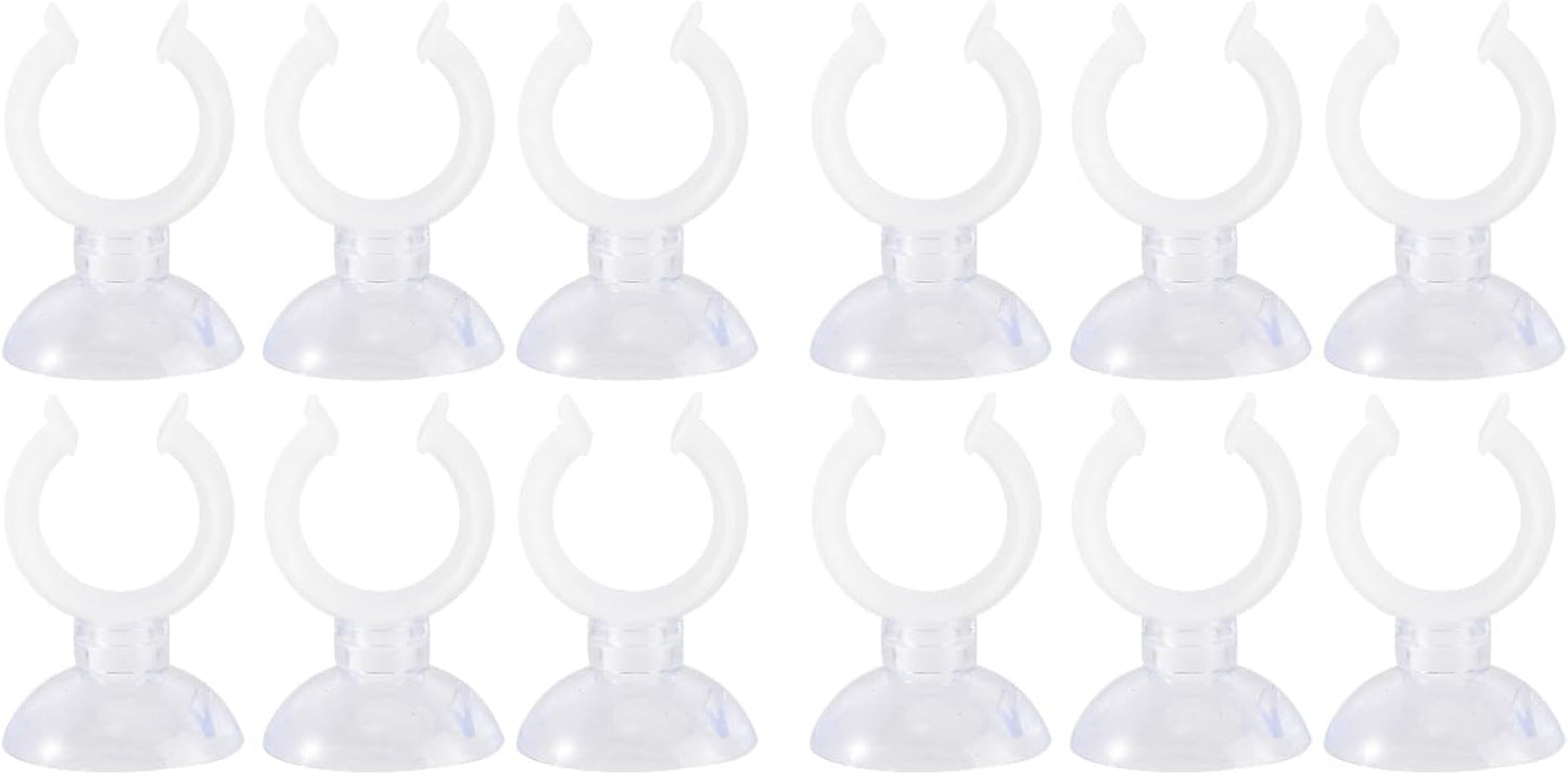 Skiennix 12 Pcs Taper Candles - Decorative Cone Holders with Suction Cups for Home & Christmas Decor