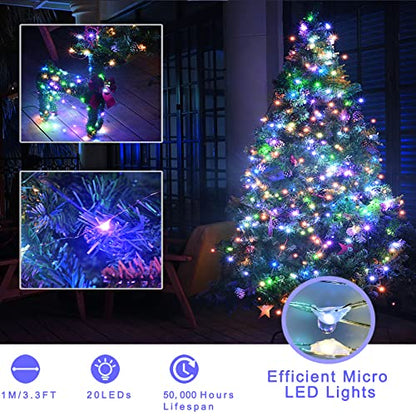 Fairy String Lights Battery Operated 6-Pack Colorful Mini LED Decorative Lights
