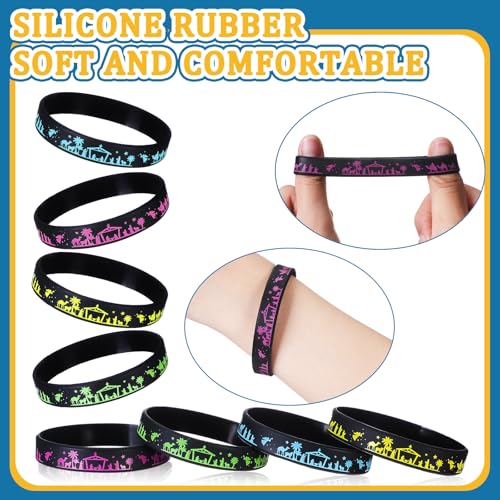 200pcs Christmas Nativity Silicone Bracelets Wristbands - Religious Holiday Gifts