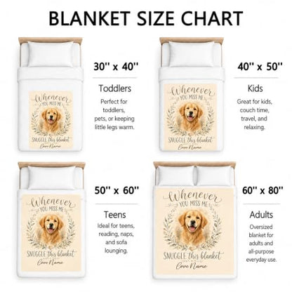 Brown Personalized Dog Face Blanket - Custom Pet Photo Throw