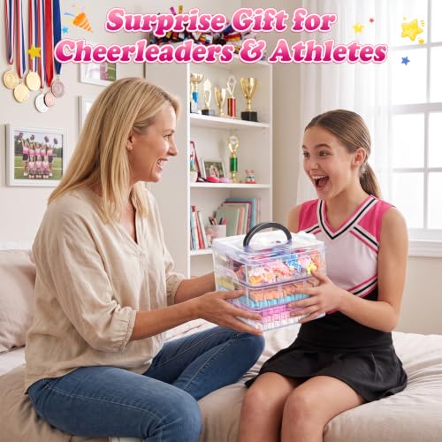 Cheer Pins Making Kit with 100 Macaron-Colored Clothes Pins and Charms for Backpacks & Crafts