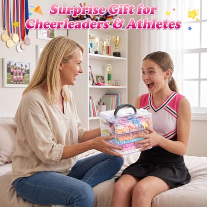 Cheer Pins Making Kit with 100 Macaron-Colored Clothes Pins and Charms for Backpacks & Crafts