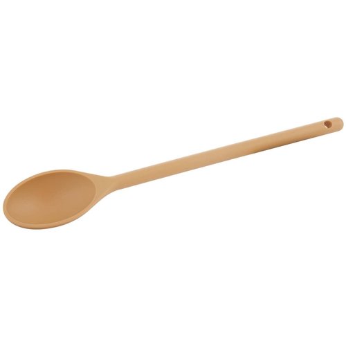Winco High Heat Nylon Spoon, Kitchen Cooking Mixing Stirring Spoon (14-3/4 Inch, Tan)