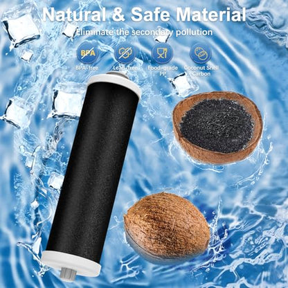 Ice Maker Water Filter Pack - Compatible with 50 Ib Machines, NSF/ANSI Certified