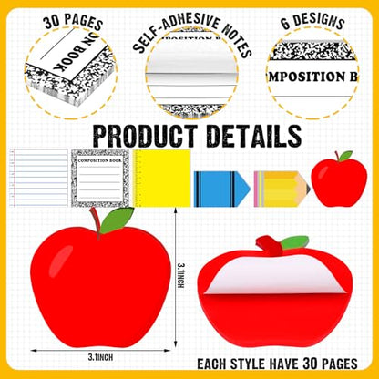 Teacher Appreciation Gift Set - 12 Multicolor Tumblers, Sticky Notes & Pens, 12 oz - Modern Design