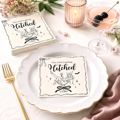 Halloween Cocktail Napkins 50 Pack - Witch Party Table Decor