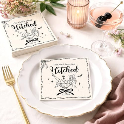 Halloween Cocktail Napkins 50 Pack - Witch Party Table Decor