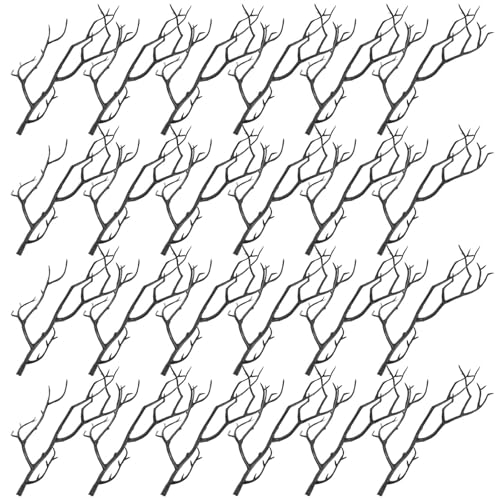 24pcs Faux Antler Branches for Holiday Decor, Vase Fillers & DIY Crafts