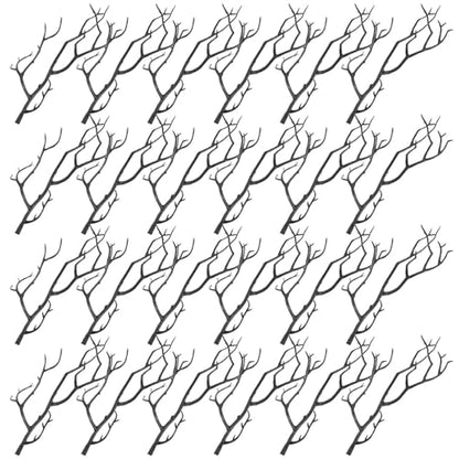 24pcs Faux Antler Branches for Holiday Decor, Vase Fillers & DIY Crafts