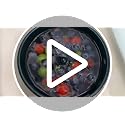 Ceramic Berry Washing Bowl with Auto-Spin Swirl Drainage - Rinse & Serve Fresh Fruits