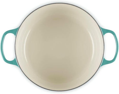 Le Creuset Enameled Cast Iron Cookware Set - 5 Piece | Riviera Color for Durable Cooking