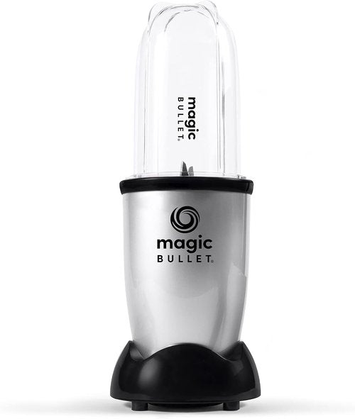 M.B Magic Bullet Personal Blender - 250W Motor, Tall Cup, Stainless Steel Blade & To-Go Lid