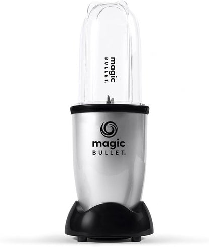 M.B Magic Bullet Personal Blender - 250W Motor, Tall Cup, Stainless Steel Blade & To-Go Lid