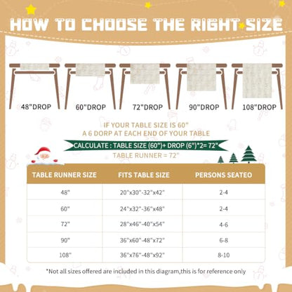 Faux Fur Christmas Table Runner Beige 13x60 Inch Soft Plush Holiday Decor