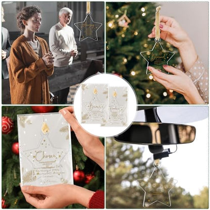 60 Sets Christian Christmas Ornaments Bulk Religious Xmas Tree Decorations - Variation 60