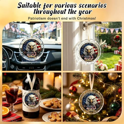 250th Anniversary USA Christmas Ornament 2026 Patriotic Holiday Decoration - Variation of THIS listing